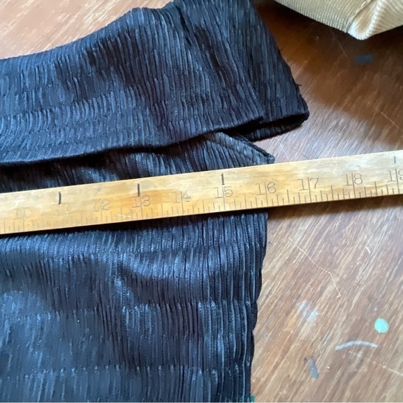 Vintage Nu-Mode Dress Polka Dot Off Shoulder Black White Red 50’s Size S - Picture 8 of 9